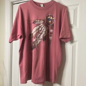 Native dream catcher design t shirt XL
